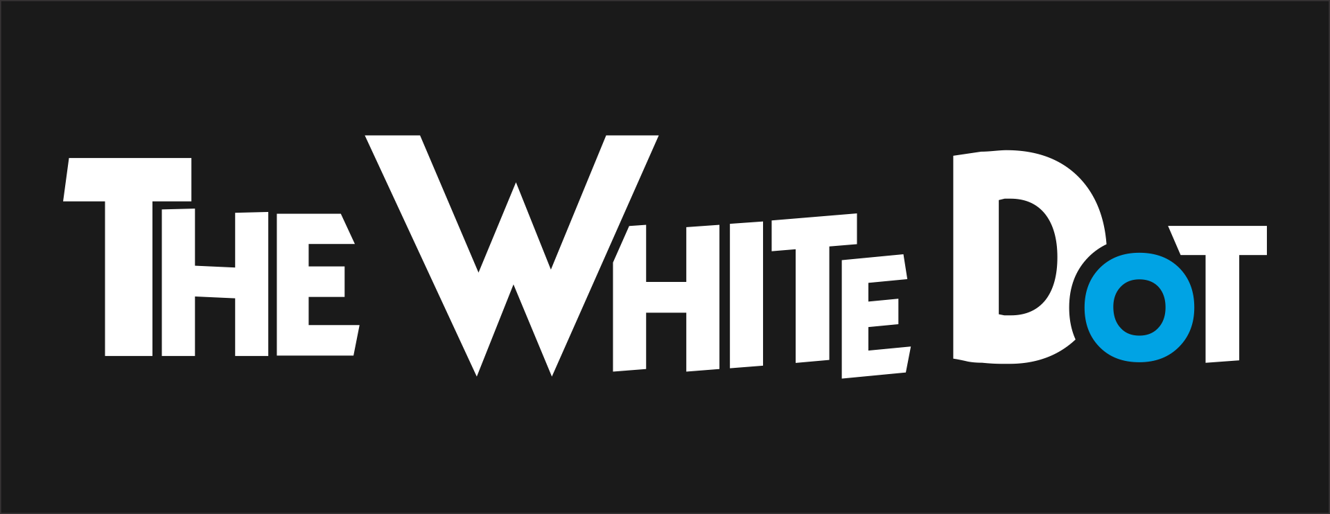 The White Dot logo black